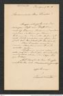 Nachlass Franz Steindachner, Brief von Franz Liechtenstern an Franz Steindachner (07.03.1886), Inv.Nr. 303.14, Seite 1